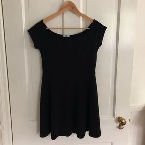 Black skater dress